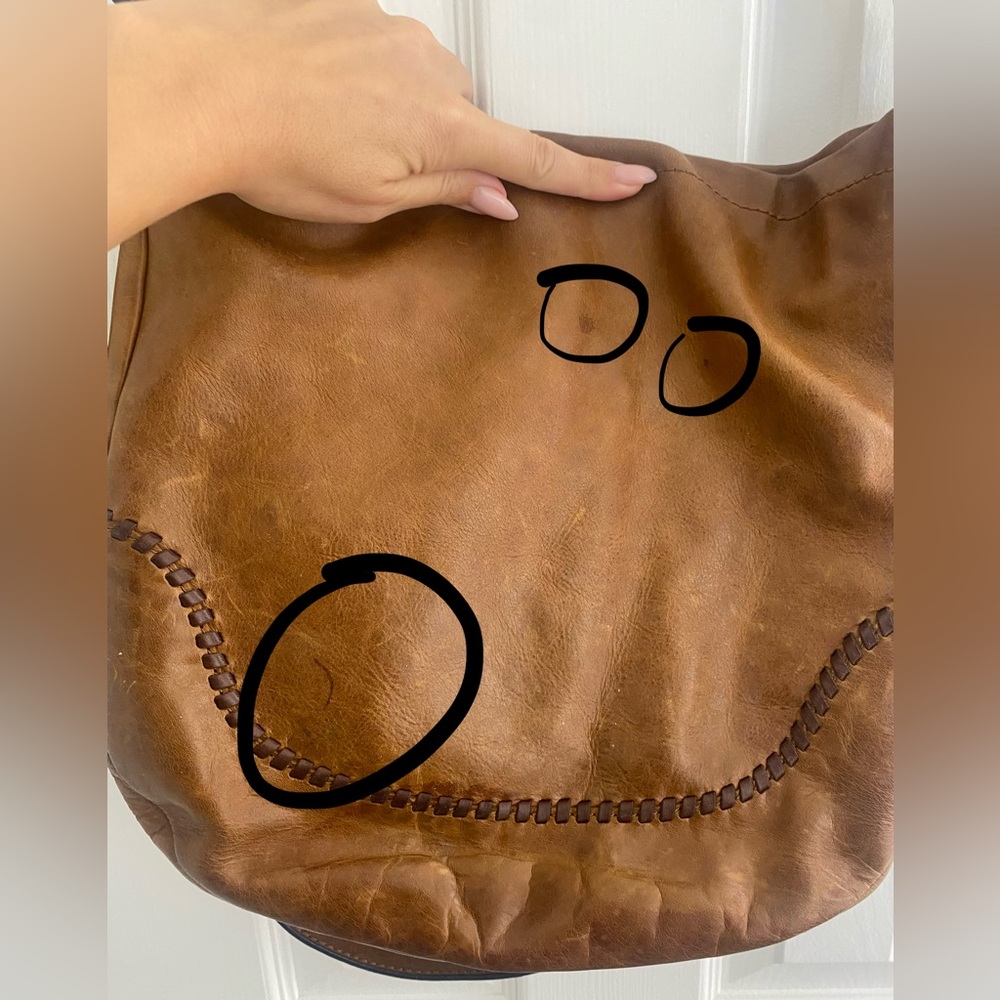 Frye Melissa Hobo Bag in Cognac - Picture 5 of 10